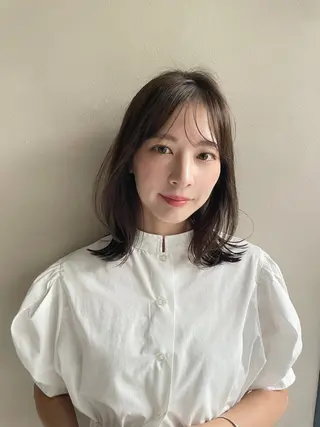 ミディアム TERU ADACHIのヘアスタイル