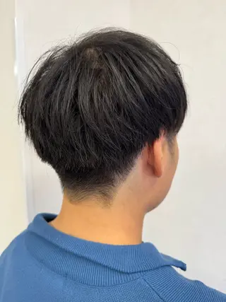 ショート メンズ パーマ/ハイトーン /吉田眞のヘアスタイル