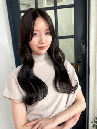 ロング 🖱️透明感カラー ×髪質改善Rikyuのヘアスタイル