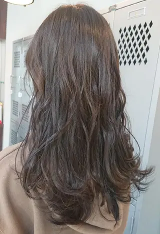 セミロング カラー ヘアアレンジ スタイリスト 川添 のヘアスタイル