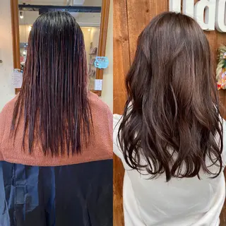 ロング カラー ヘアアレンジ SALOWIN京都河原町Suite店所属・外国人風レイヤー/ ハイトーンSHUのヘアスタイル