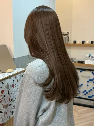 ロング 似合わせ/ベージュ /レイヤー/りほ🤍のヘアスタイル