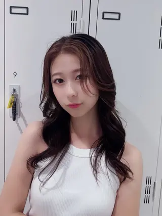 ロング カラー 🎀藤沢 ﾊｲﾄｰﾝ ららのヘアスタイル