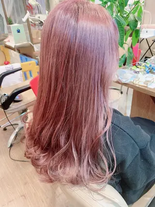 ロング カラー coupe ciseauxのヘアスタイル