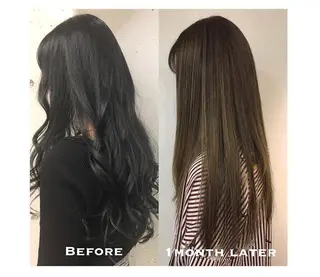 ロング カラー 寺山 佳貴のヘアスタイル