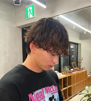 パーマ メンズ 【メンズ特化】 イマダナツミのヘアスタイル