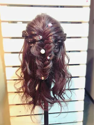 ロング ヘアアレンジ Chardon✂️ 平田佳奈子💄のヘアスタイル