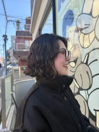 ミディアム スパイラルパーマ /神野のヘアスタイル