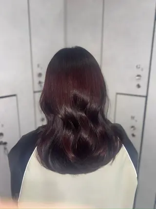 セミロング カラー 韓国ヘア🇰🇷 /艶カラー/YUYAのヘアスタイル