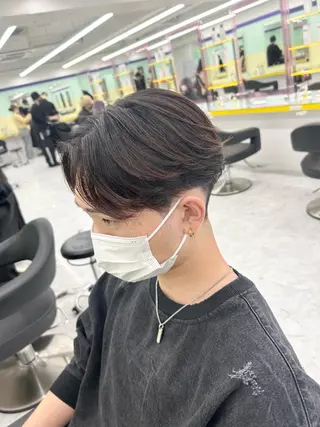 ショート カラー パーマ メンズ 韓国レイヤーカット /REIのヘアスタイル