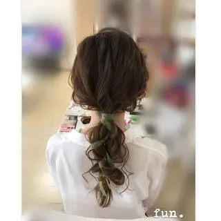 ミディアム ヘアアレンジ fun./ヘアセット /エクステ/着付のその他イメージ