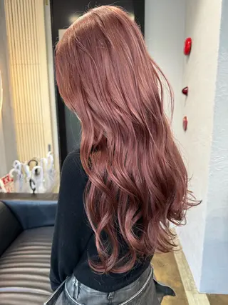 セミロング カラー dao/ミルクティー /ブラウン/ブロンドのヘアスタイル