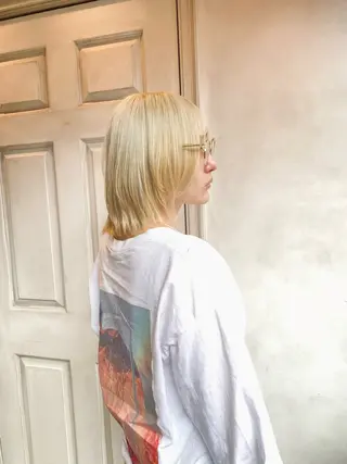 ミディアム カラー 千 田のヘアスタイル