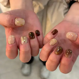 ネイル 栗田 ゆう子のネイルデザイン