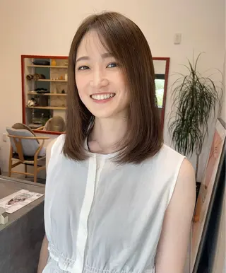 ミディアム カラー 金沢市/美容師/ 岡島由希美のマツエク・マツパデザイン