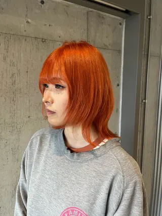 ミディアム カラー ヘアアレンジ 髪質改善・艶カラー・ ボブ・リクト💥のヘアスタイル