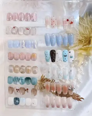 ネイル RAFFINE haru🦋🩵のネイルデザイン