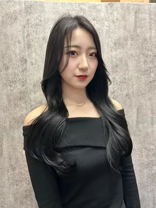 ロング カラー 地毛風艶カラー🌿 喜多夏海のヘアスタイル