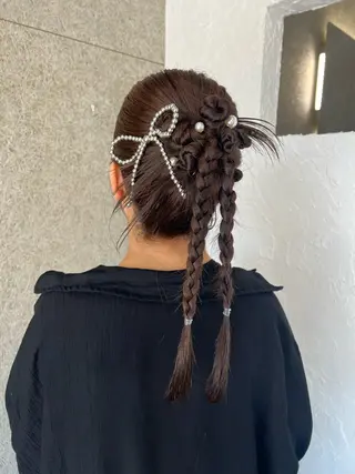 ヘアアレンジ eim AYUKAのヘアスタイル