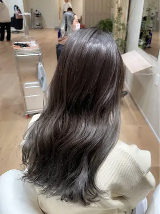 ミディアム 透明感🫧/ブリーチ /永田　汰伊智のヘアスタイル