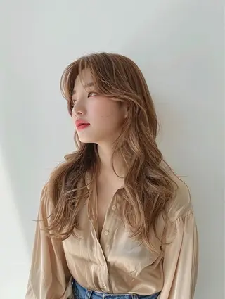 ロング NANAMI/海外風 レイヤー/ボブのヘアスタイル