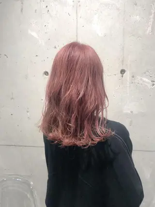 セミロング カラー パーマ ヘアアレンジ メンズ キッズ ネイル マツエク・マツパ Rene'所属・当日予約⭕️ yuriのヘアスタイル