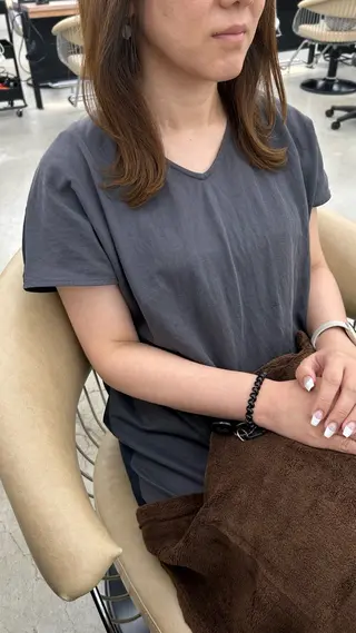 ミディアム sand大阪梅田所属・くろかわ まいのヘアスタイル