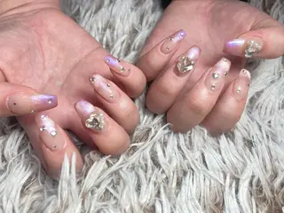 セミロング ネイル ✴︎ Delightのネイルデザイン