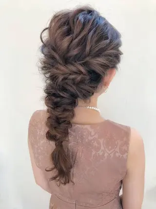 ロング ヘアアレンジ sand yokohama所属・✨️今だけ無料✨️ 鶴田みなみのヘアスタイル