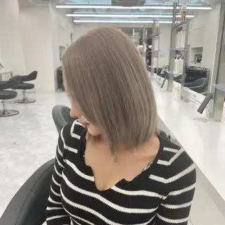 カラー 淡めベージュ🤎ショ ート🤎Kiyokaのヘアスタイル