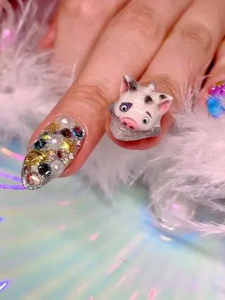 ネイル シェアサロンLei.g(レイジー)所属・3Dアートネイル💗 都築レナのネイルデザイン