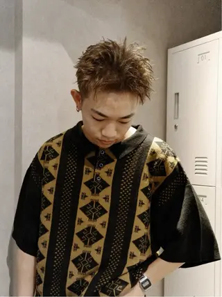 カラー メンズ お洒落カジュアル🍃 まなとのヘアスタイル