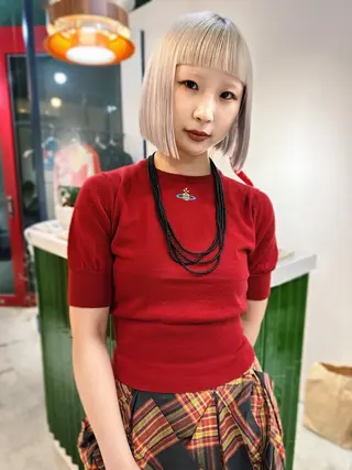 ショート カラー 🧡色落ちまで2度綺 麗なカラー🧡ヨシキのヘアスタイル