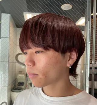 カラー メンズ ‪るか/‪透明感 カラー/アレンジのヘアスタイル