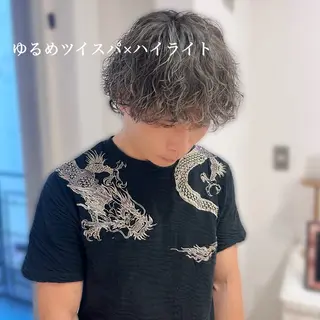 カラー パーマ メンズ 💠つたふうか/ 韓国/メンズヘア💠のヘアスタイル