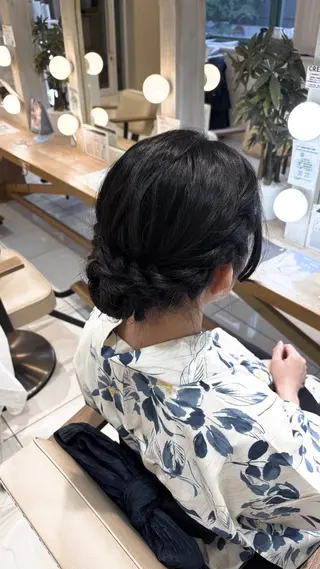 セミロング ヘアアレンジ 🍒Natsuka /ガーリー/アレンジのヘアスタイル