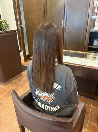 ロング カラー 武藤 冬月のヘアスタイル