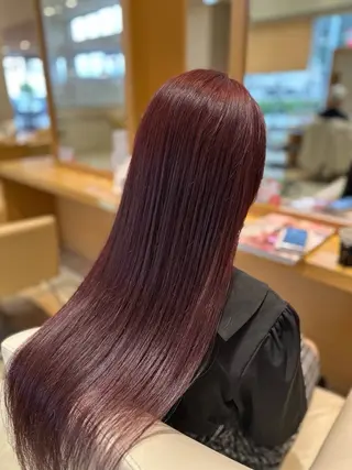 ロング カラー 垣村 艶樹のヘアスタイル