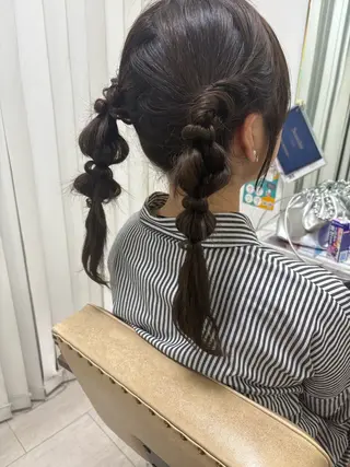 栗田 優月のヘアスタイル