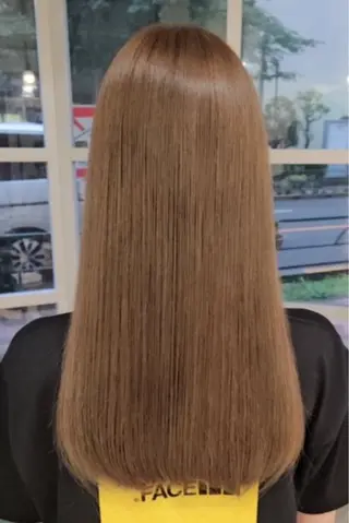 ロング 女性カット🌀 カラー⭐️大坂望心のヘアスタイル