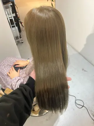 ロング カラー ヘアアレンジ ✨韓国/外国人風✨ 江原巧のヘアスタイル