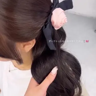 ロング カラー ♡chika /ハイトーン/渋谷♡のヘアスタイル