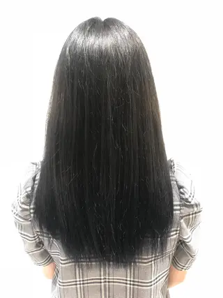 ロング カラー 縮毛矯正/髪質改善 /韓国風　山川春輝のヘアスタイル