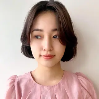 ショート カラー 🌱小顔ヘア/ボブ ミディアム/双葉🌱のヘアスタイル