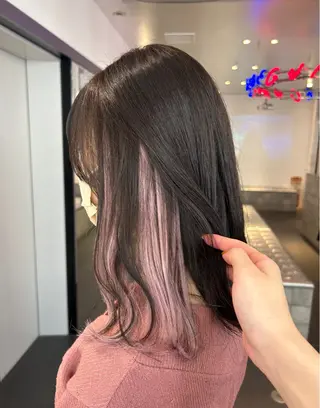 ミディアム MiRI💜地毛級 エクステ✖似合わせ技のヘアスタイル
