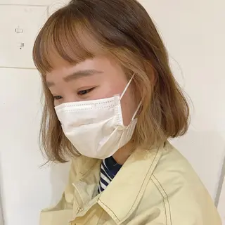 ミディアム 小玉 杏華のヘアスタイル