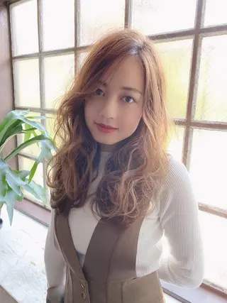 ロング パーマ Londideal 高橋ヒロシのヘアスタイル