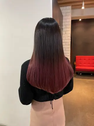 ロング 横山 奈央のヘアスタイル