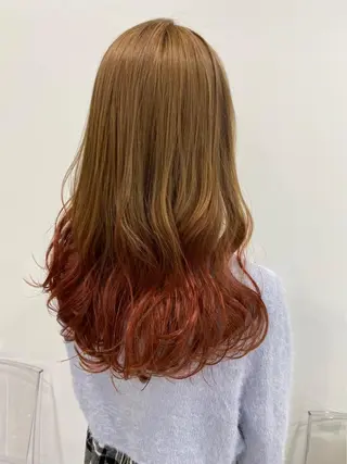 セミロング カラー 透明感カラー🤍 Kaitoのヘアスタイル