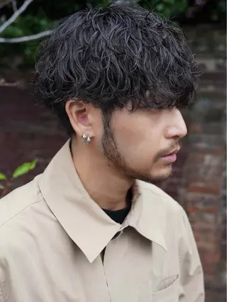 ショート パーマ メンズ fifth  SAKAE所属・SENTA✨メンズ パーマ✨fifth栄のヘアスタイル
